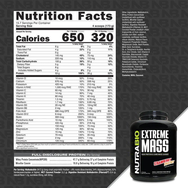 Nutrabio - Extreme Mass